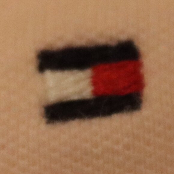 Tommy Hilfiger Soft Pink Button Front Polo Size Large Business Casual Preppy - Picture 7 of 13